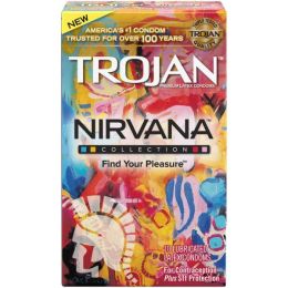 Trojan Nirvana Collection 10 Pack Latex Condoms