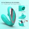 Dog Clitoral Vibrator Remote Control for G-Spot Stimulation with 10 Pulsations and 7 Licking Patterns; Adult Sex Toys for Women Single Player; Teal