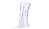 Realistic Texture Sleeve with Smooth Clear Slicone Masturbation Cup