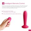 Bullet type vibrator sex toys for men and women; heated remote control anal plug vibrator