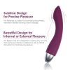 Female G-spot Vibrator and Adult Sex Toy; Pink and Purple